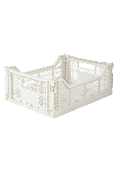 Folding Crate Coconut Milk- Medium