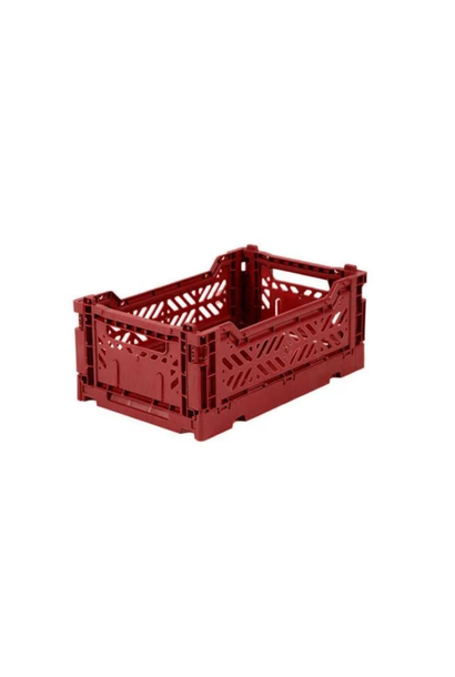 Folding Crate Tile Red - Small