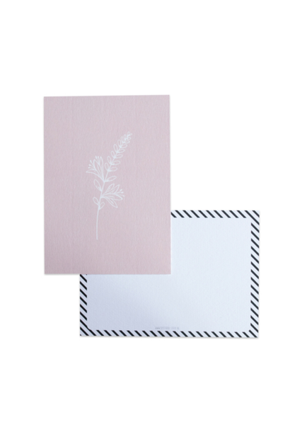 Botanical Card Pink