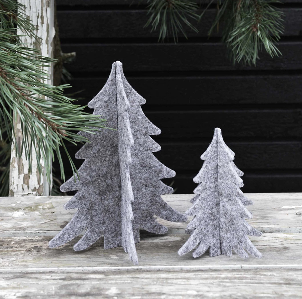 Vilten Decoratie Kerstbomen-4