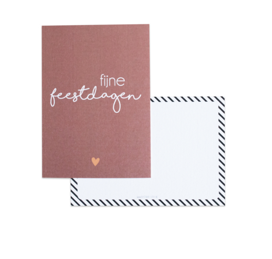 Wenskaart Fijne Feestdagen - Studio Steef-1