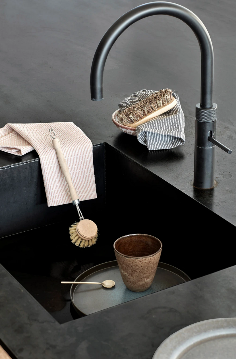 Afwasdoek - Stone Khaki - The Organic Company-3