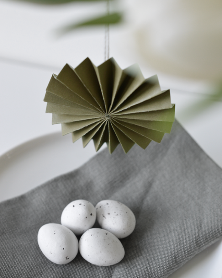 Papieren Ornament Mosgroen - Delight Department-2