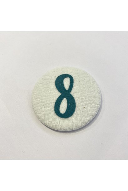 Number button 8 Green