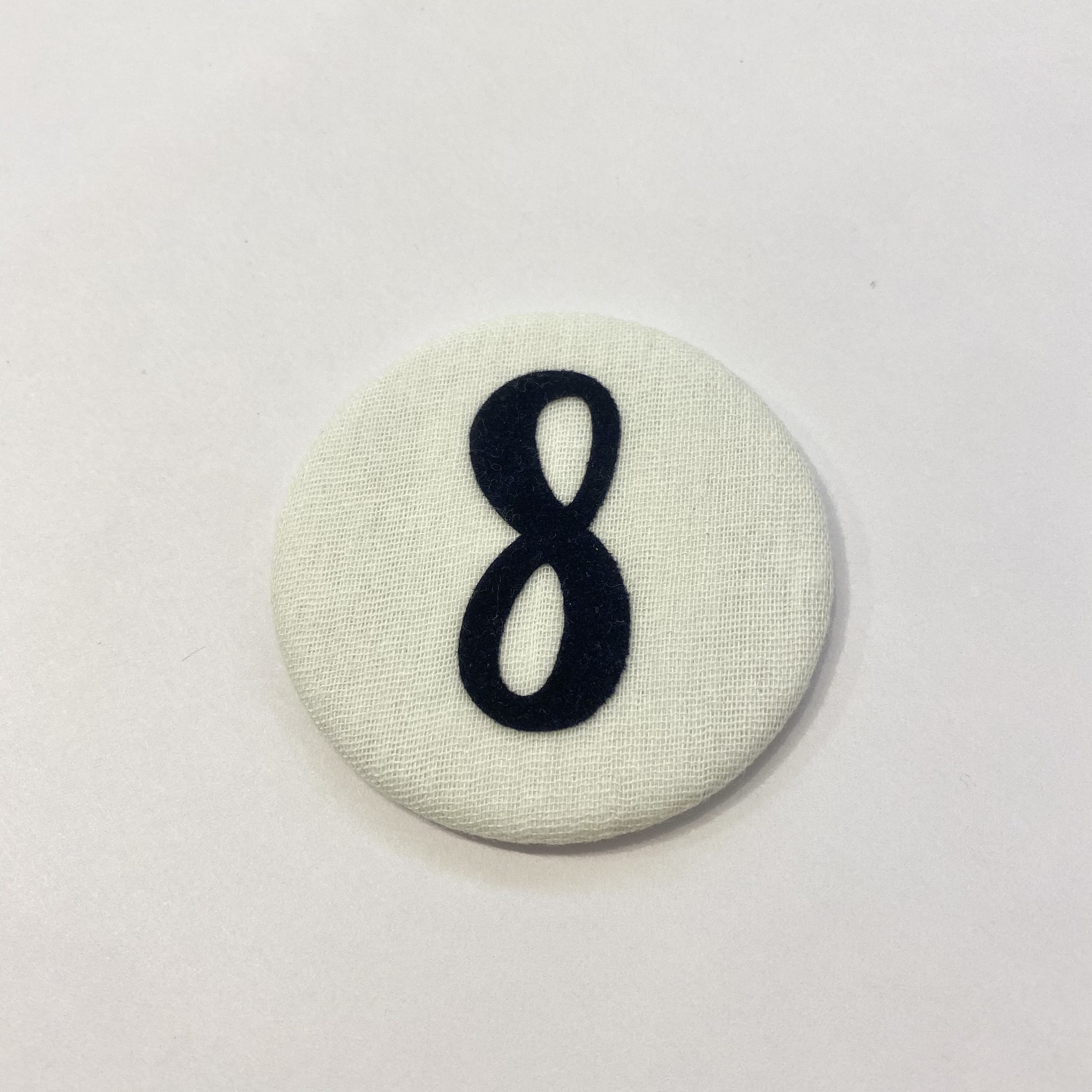 Cijferknop 8 Donkerblauw - Liezelijn-1