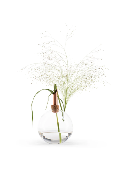 Glass Vase Sphere Large - Rosé