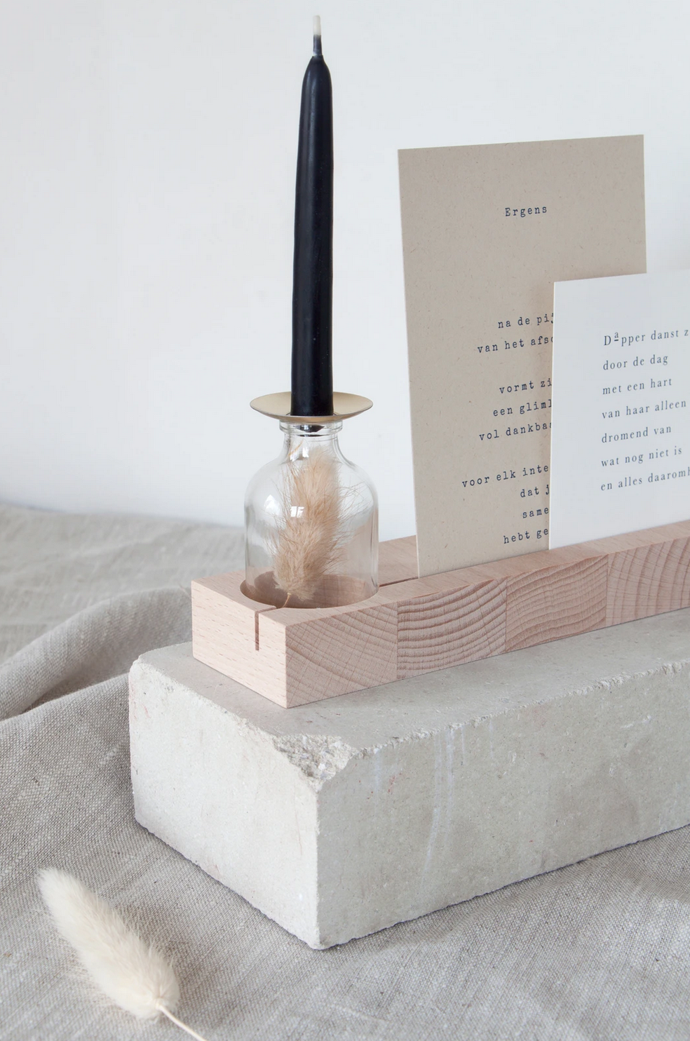 Hold me - 10 kaarsjes Nachtzwart - Roosmarijn Knijnenburg-1