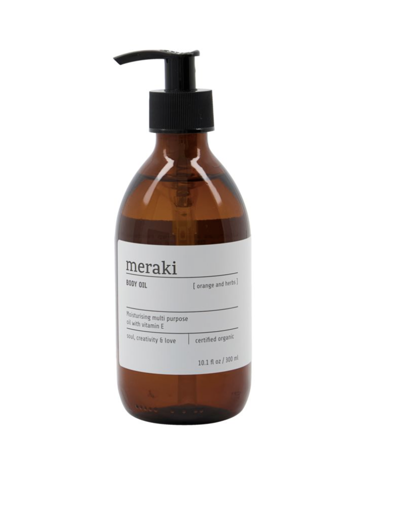 Body Oil Orange & Herbs Large - Meraki-1