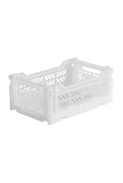 Folding Crate White - Small