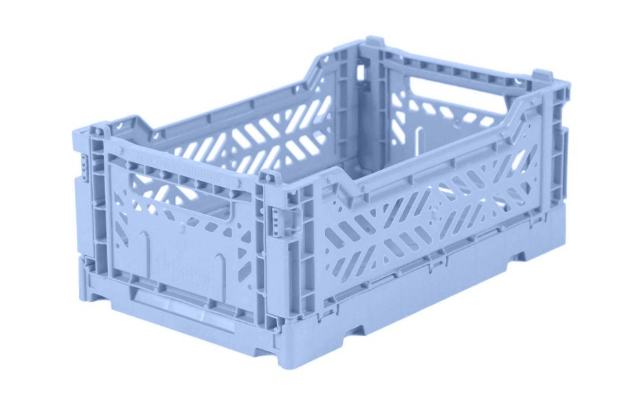Folding Crate Baby Blue - Small - AyKasa-1
