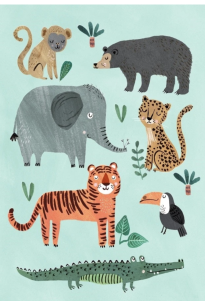 Card Wild Animals