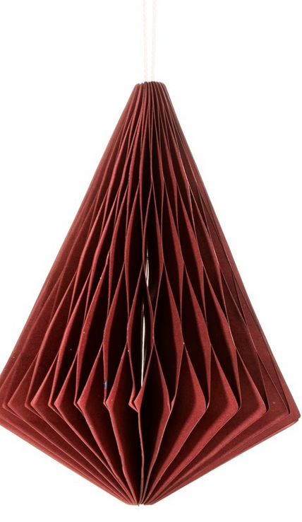 Honeycomb Paper Hanger Red - Sass & Belle-1