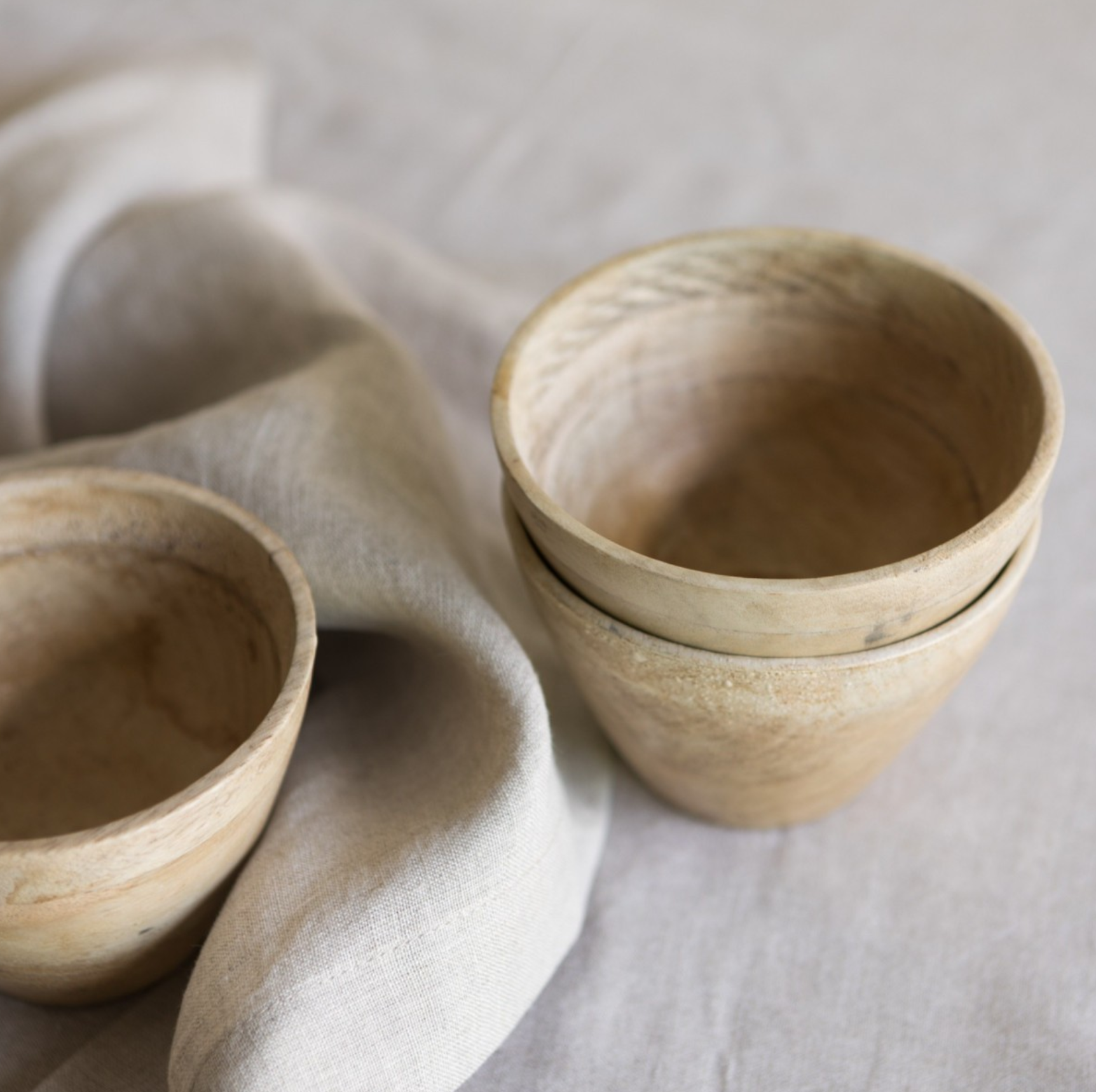 Linen Table Cloth Natural Small - Gabrielle Paris-1