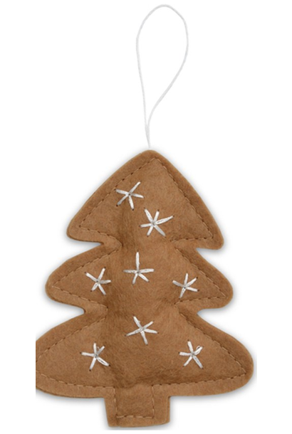 Christmas Tree Pendant Ochre