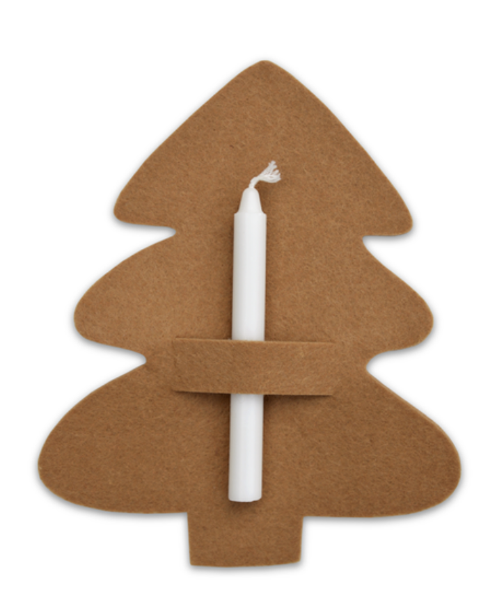 Servettenhouder Kerstboom Oker - Delight Department-1