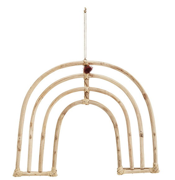 Bamboe Hanger Regenboog - Madam Stoltz-1