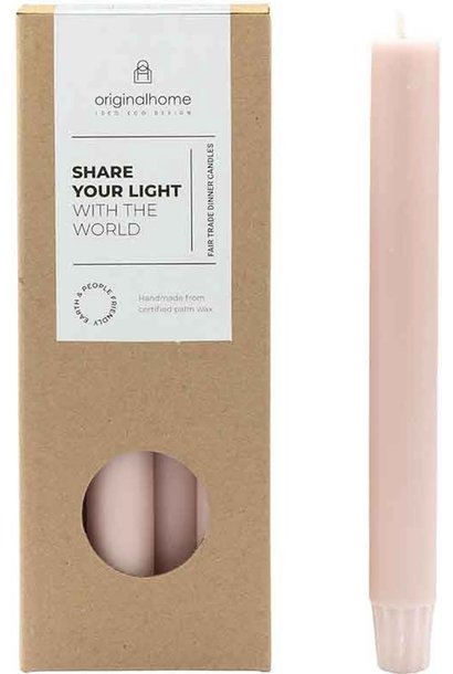 Set Dinner Candles Blossom