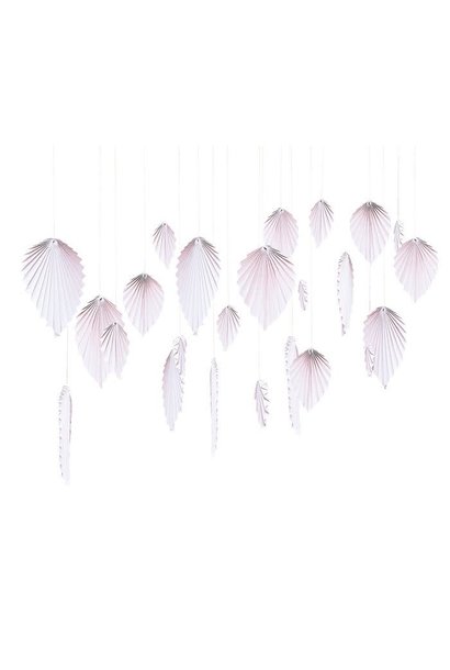 Backdrop Palm Leaf Fans