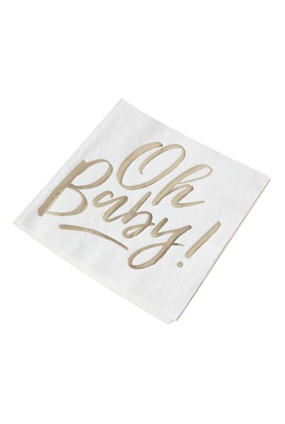Napkins 'Oh Baby'
