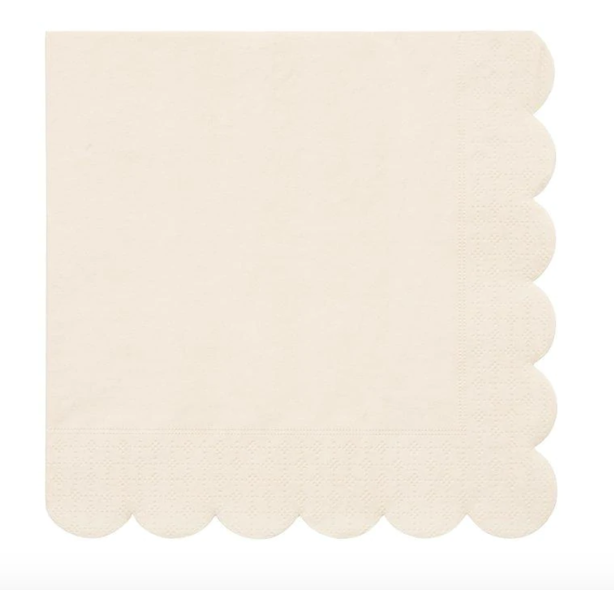 Servetten Cream - Meri Meri-1