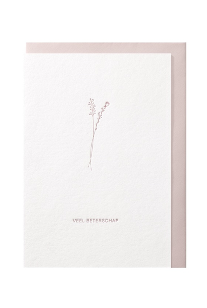 Greeting Card Veel Beterschap