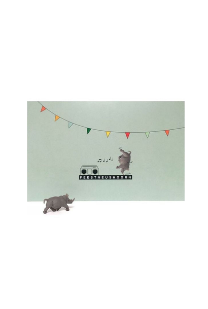 Card Feestneushoorn