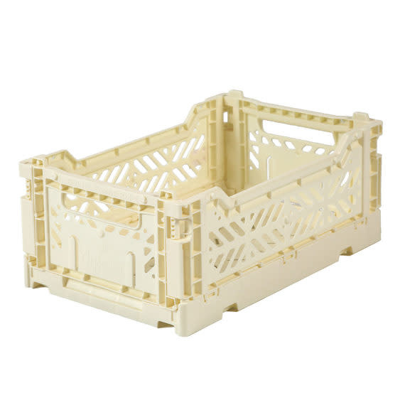 Folding Crate Cream - Small - AyKasa-2