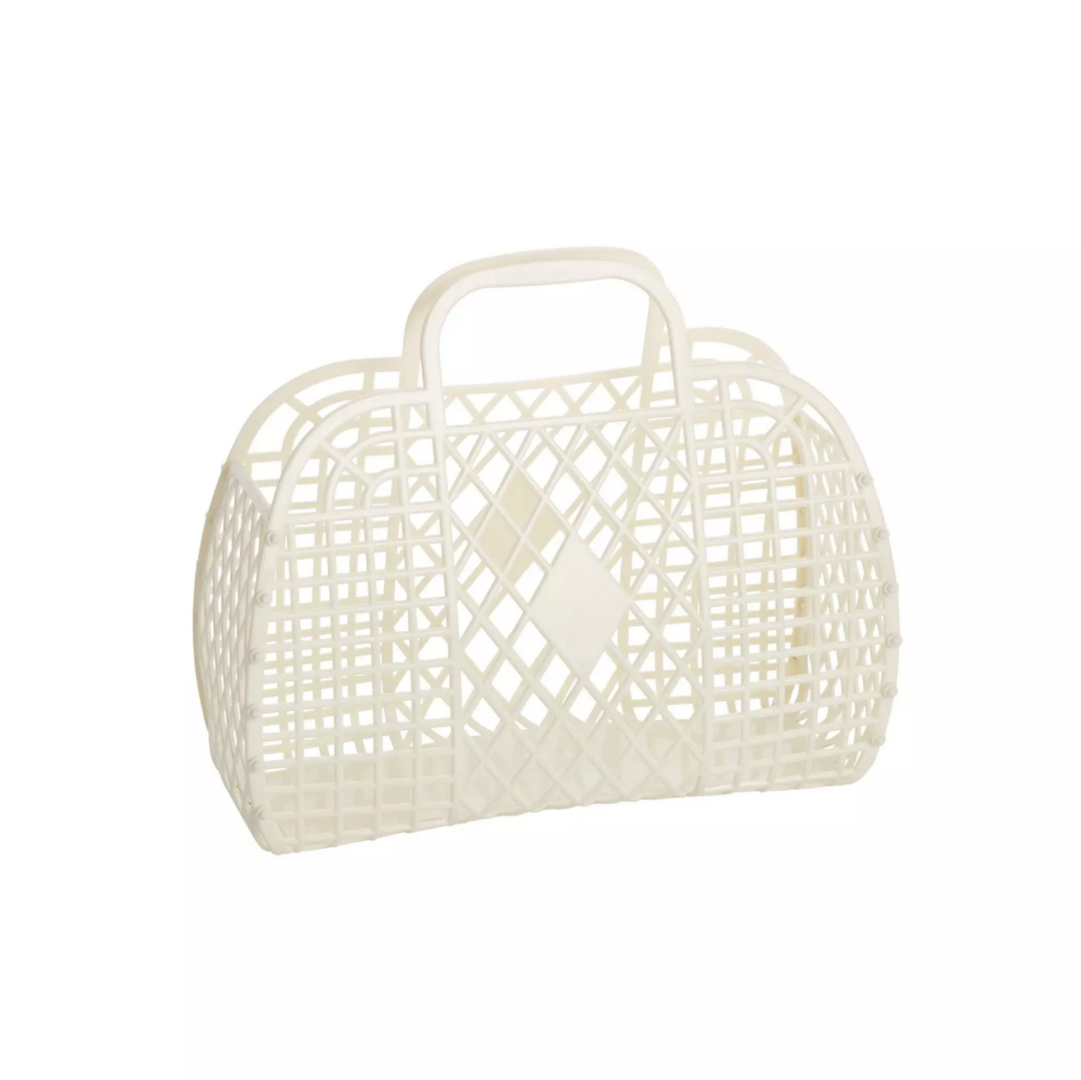 Retro Basket - Small Ecru - Atelier Olala-2