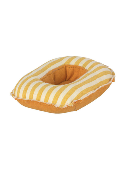 Rubber Boat Yellow Stripes