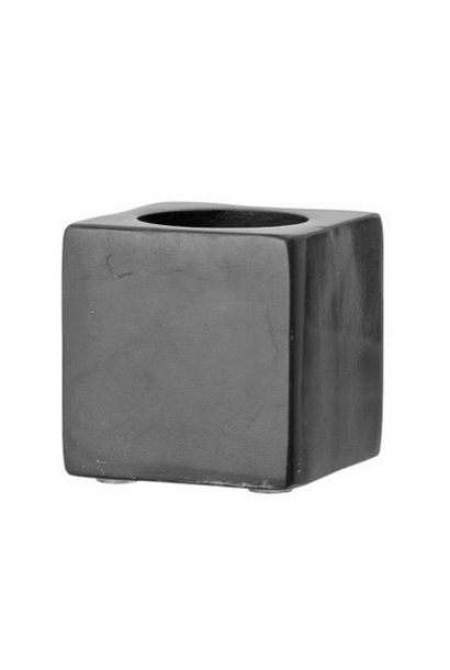 Theelichthouder Votive Zwart Speksteen