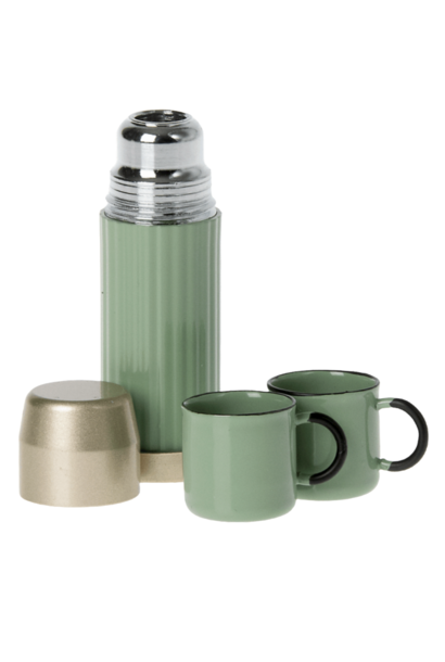 Thermos en kopjes Munt