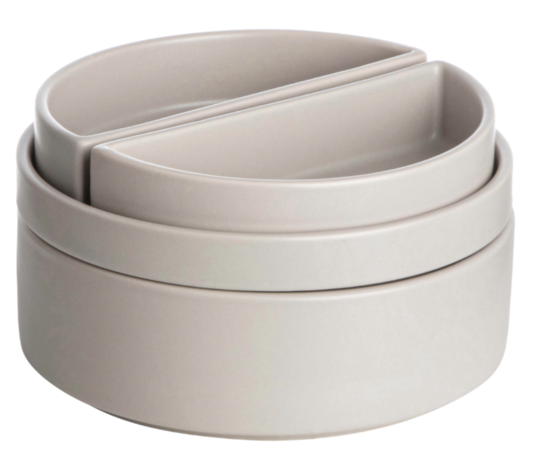 Serveerset Taupe Groot - Gusta-1