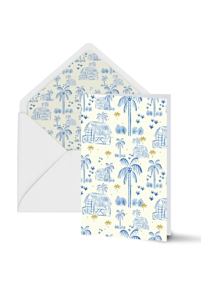 Maui Blue Greeting Card