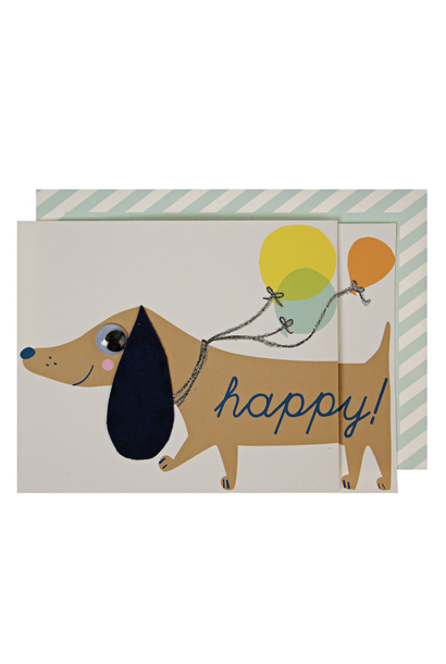 Greeting Card Sausage Dog