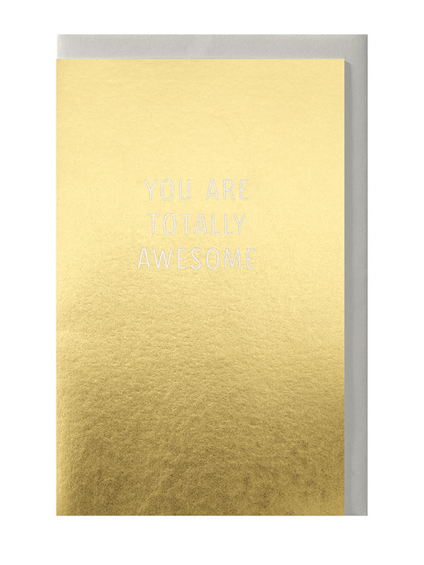 Greeting Card You Are Totally Awesome - Papette-1