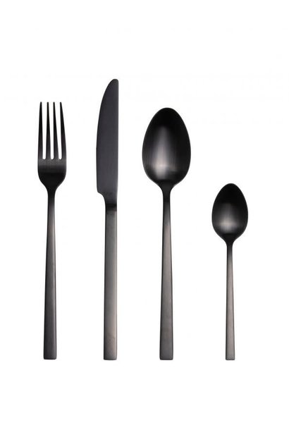 Cutlery 16 Piece Black