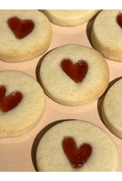 Zakje Hart Confituur Koekjes ♡