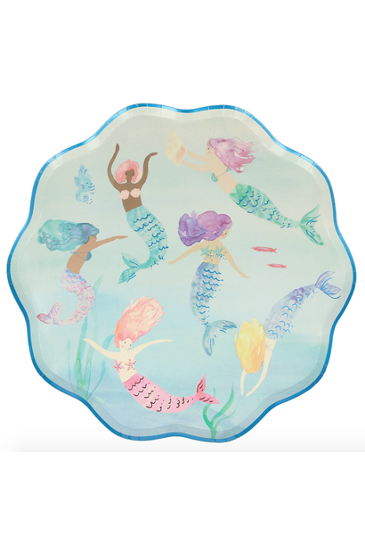 Paper Plates Mermaid