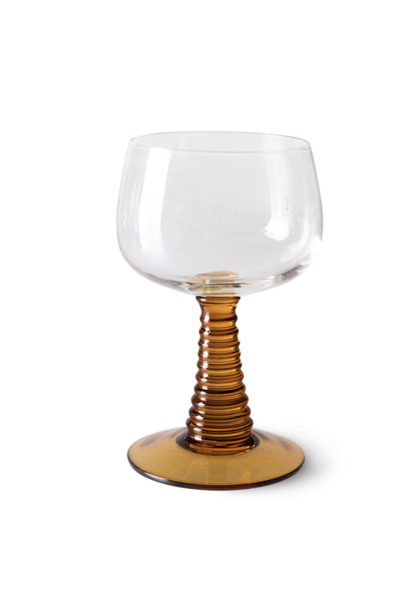 Wine Glass Swirl Ochre