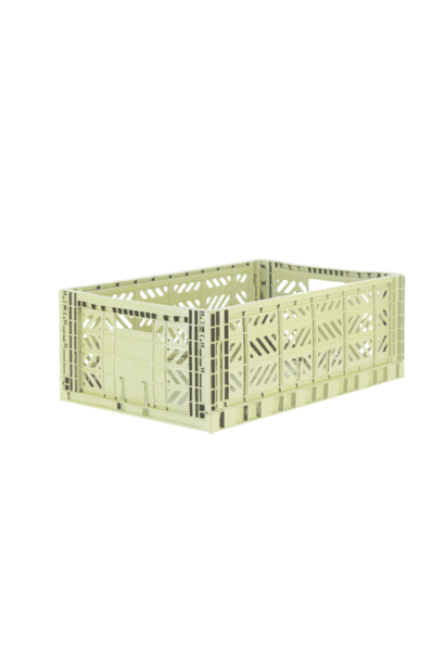 Folding Crate Lime Green