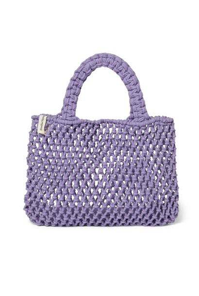 Mini Handbag Macrame Lilac