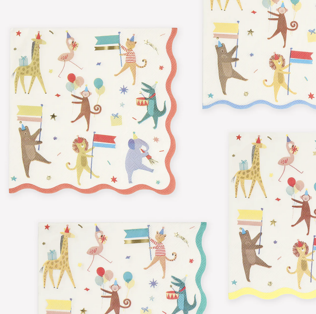 Servetten Dierenparade - Meri Meri-1