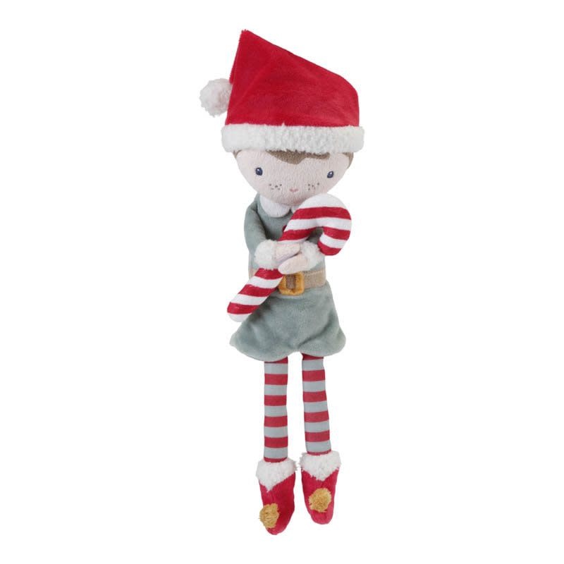 Kerstpop Jim 35 cm - Little Dutch-1