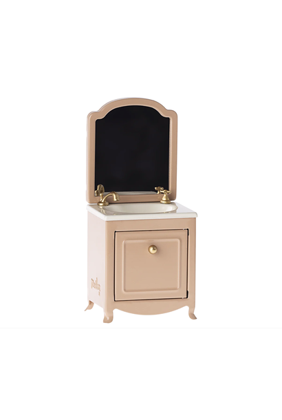 Sink Dresser w. Mirror - Dark Powder