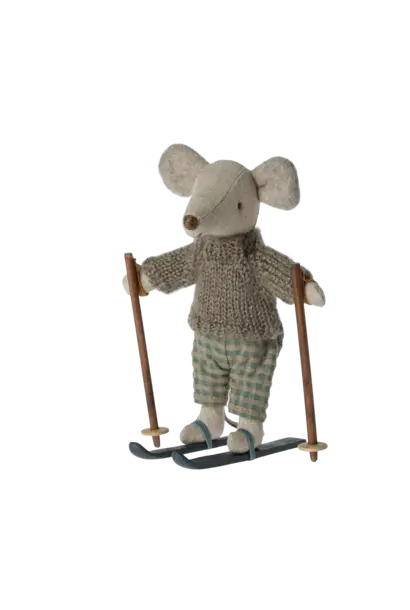 Winter Mouse With Ski Set - Big Brother