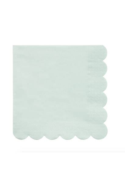Napkins pastel green