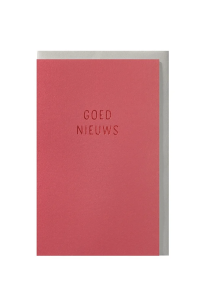 Greeting Card Goed Nieuws