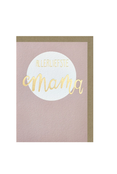 Greeting Card Allerliefste Mama