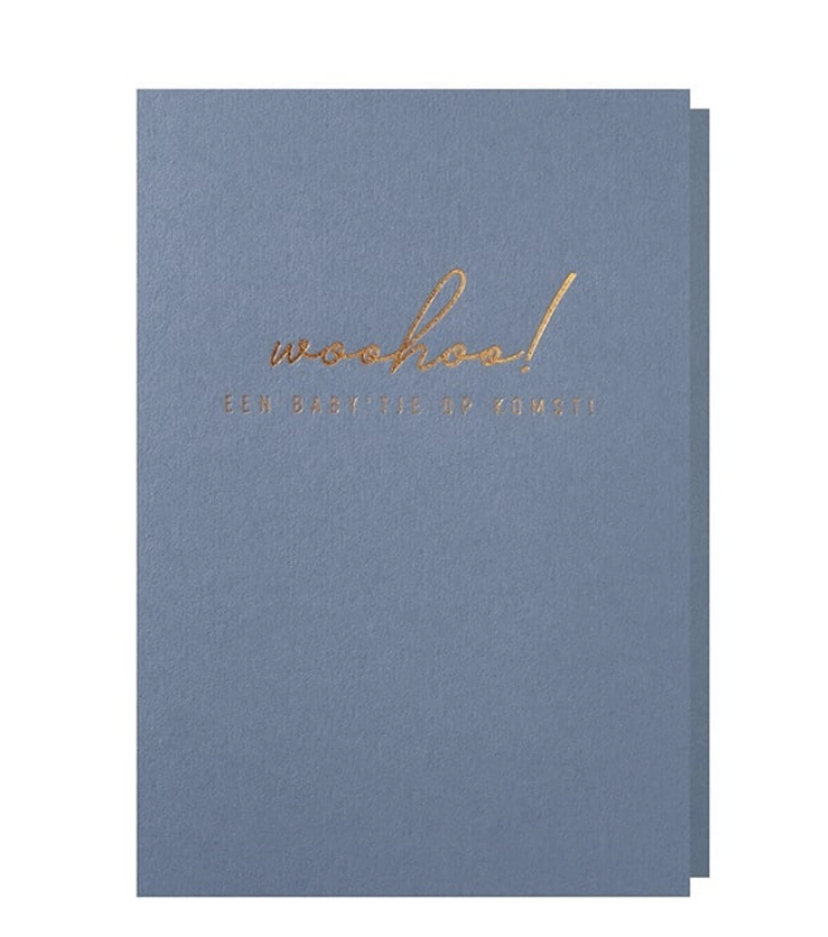 Wenskaart Woohoo! Een Baby - Papette-1