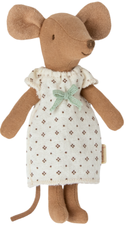 Big Sister Mouse In Matchbox Brown - Maileg-3